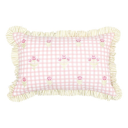 Декоративна възглавница atmosphera Rose Flower, Бродерия, 38×58 cm