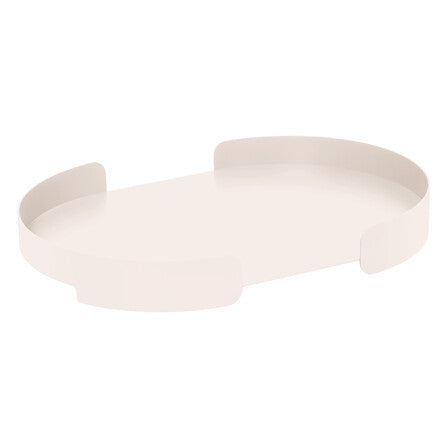 Oval tray Serva 35 x 50 cm aluminum clay