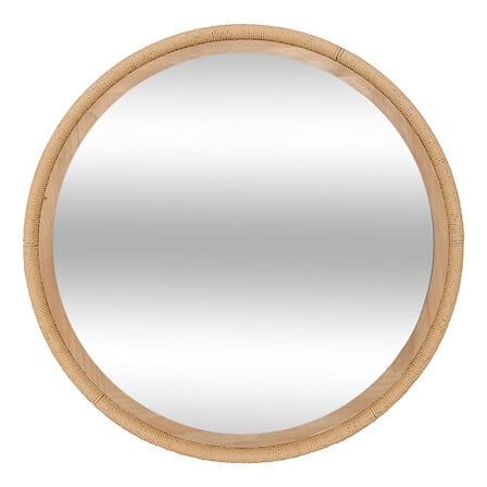 Огледало atmosphera Laia, Ø81.5 cm, Въже, MDF