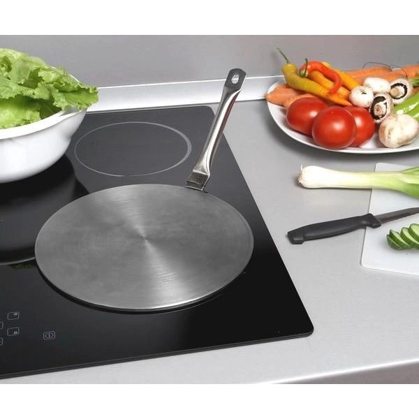Indukciós főzőlap adapter KingHoff 1698, 19 cm, Univerzális, Inox