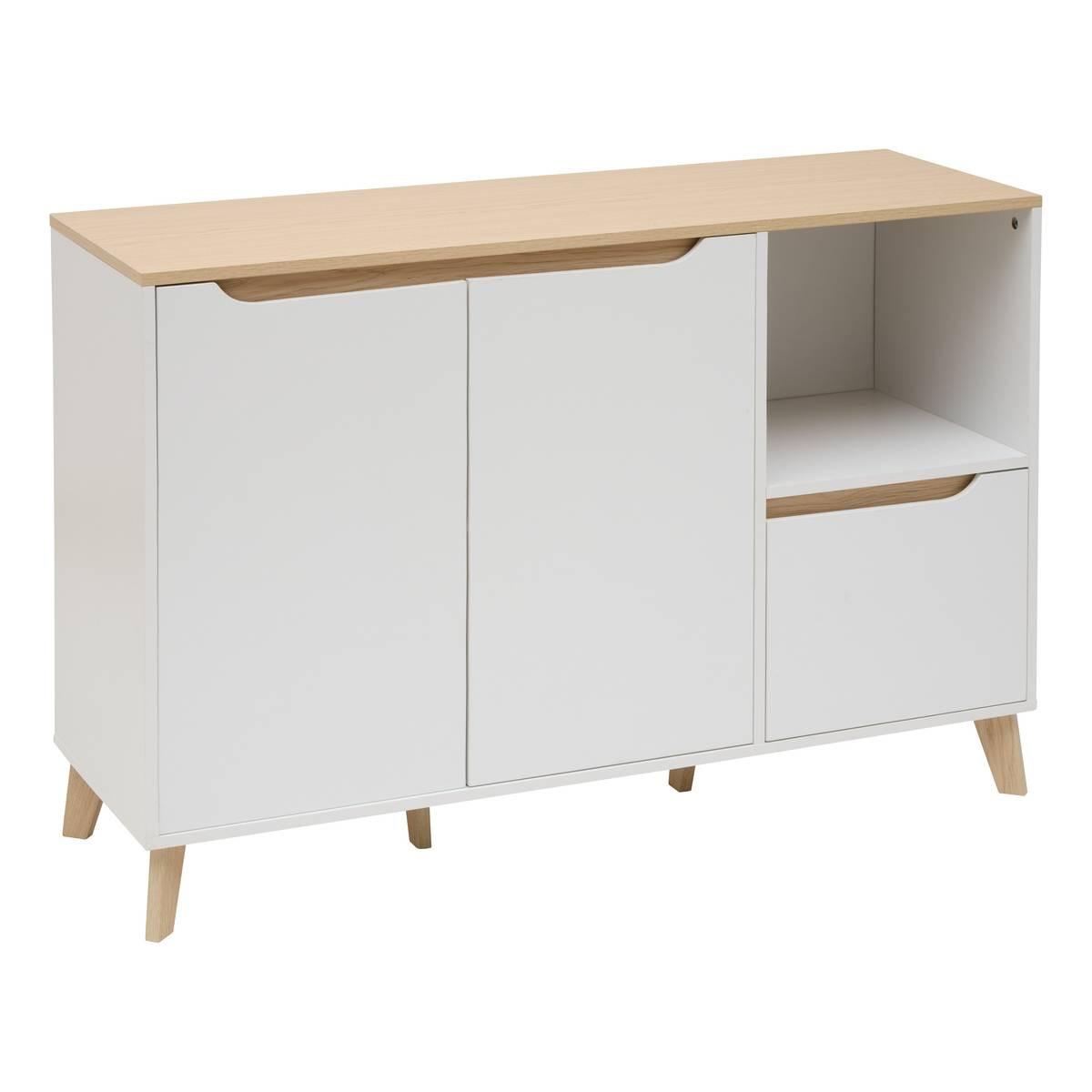 Скрин 5five Luma, MDF, Бял, 120 cm