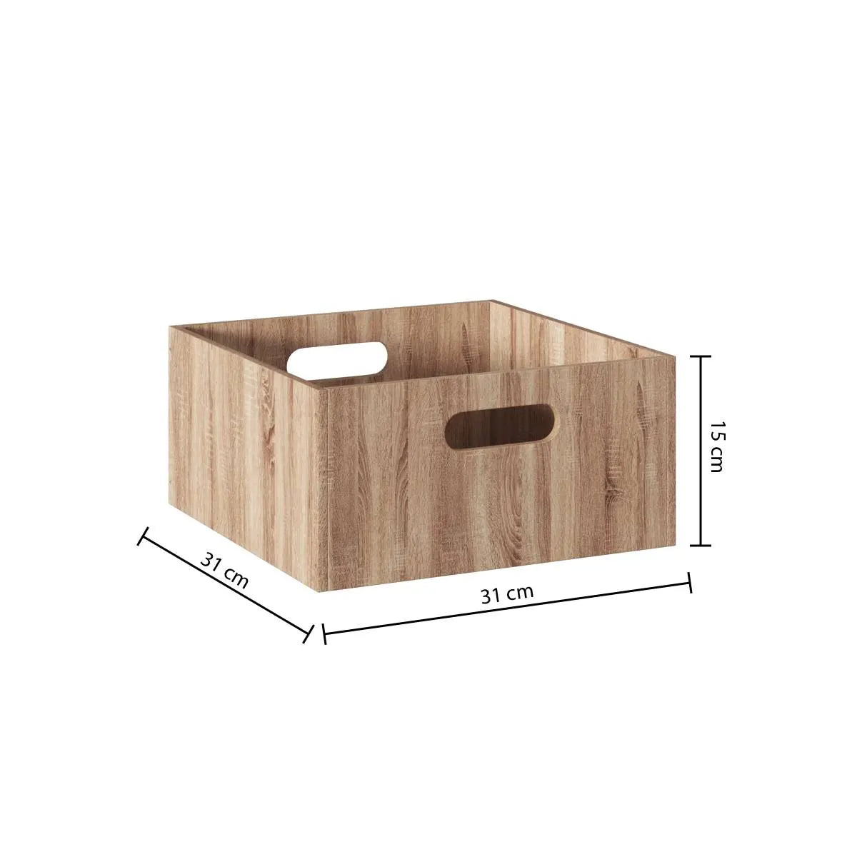 Кутия за съхранение 5five Mix & Modul, Дърво, 31x15 cm
