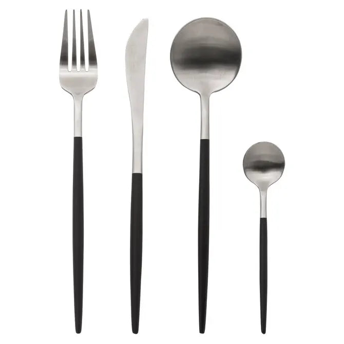 Комплект прибори Secret de Gourmet Ida, Инокс, 24 части