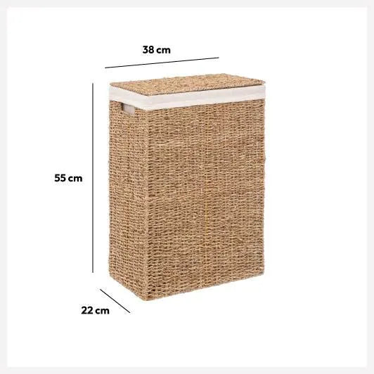 Кош за пране 5five, Правоъгълен, Ротанг, 40 l