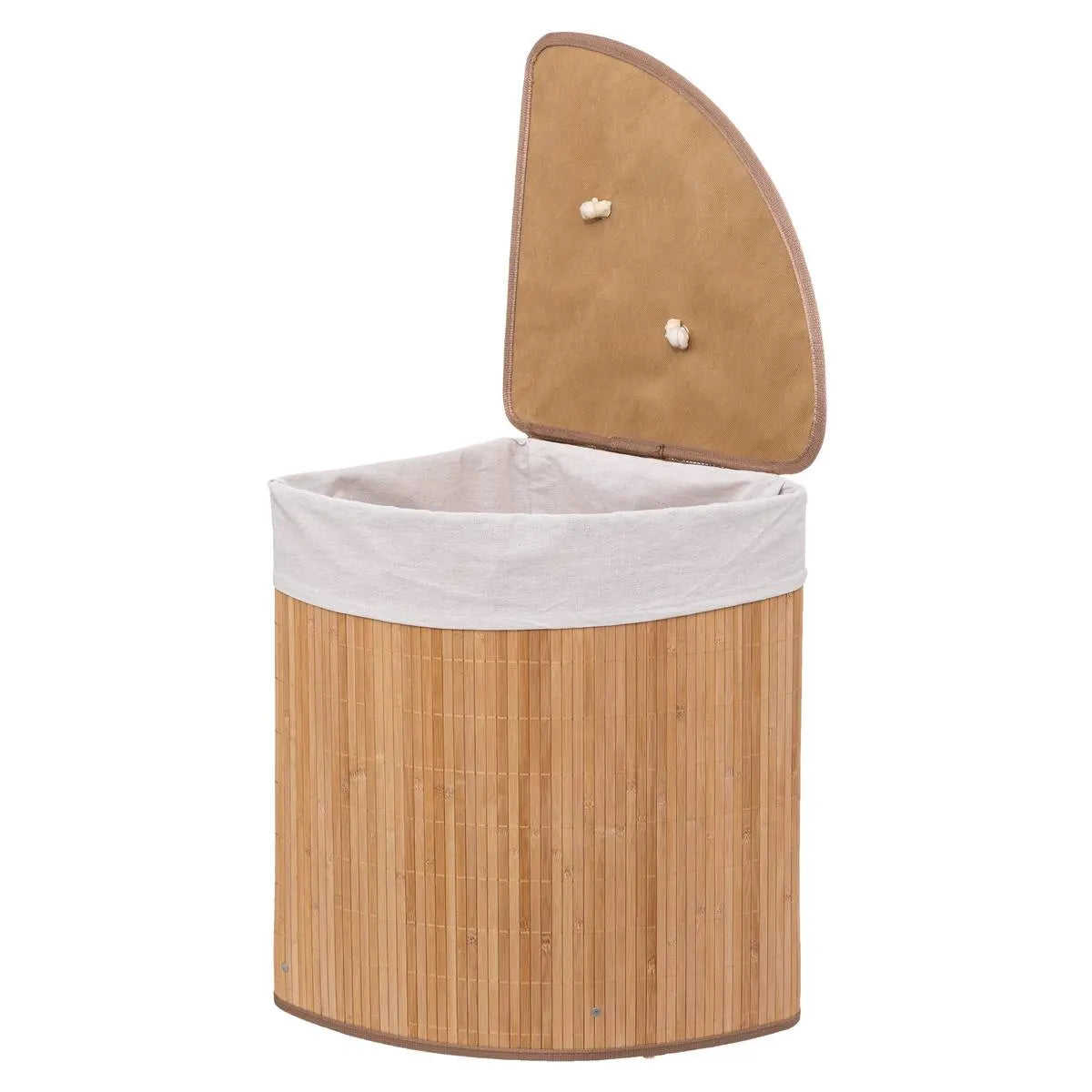 Кош за пране 5five Bambou, Ъглов, 48 l