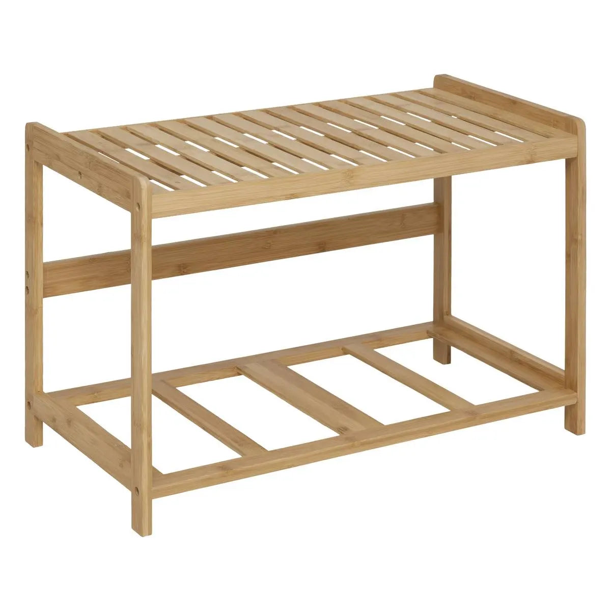 Пейка за съхранение 5five Tidy Box, 2 отделения, Бамбук