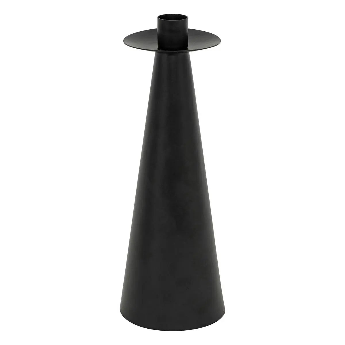 Свещник atmosphera Aut, Метал, Черен, 24 cm, 2 бр