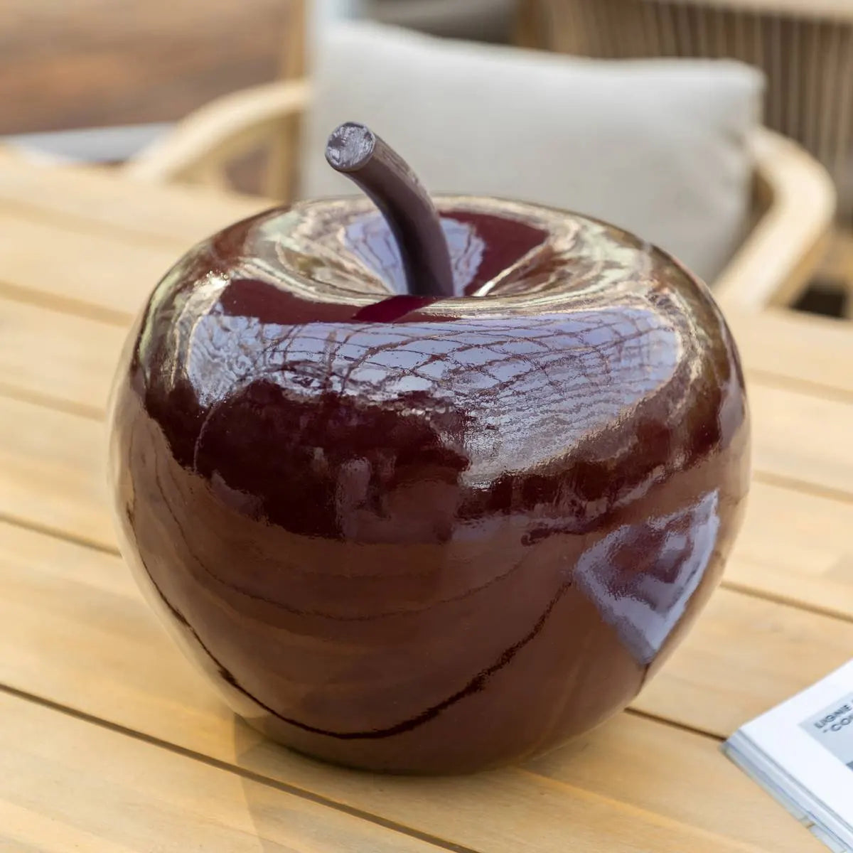 Декоративна фигура atmosphera Glossy, Смола, Червен, 29 cm