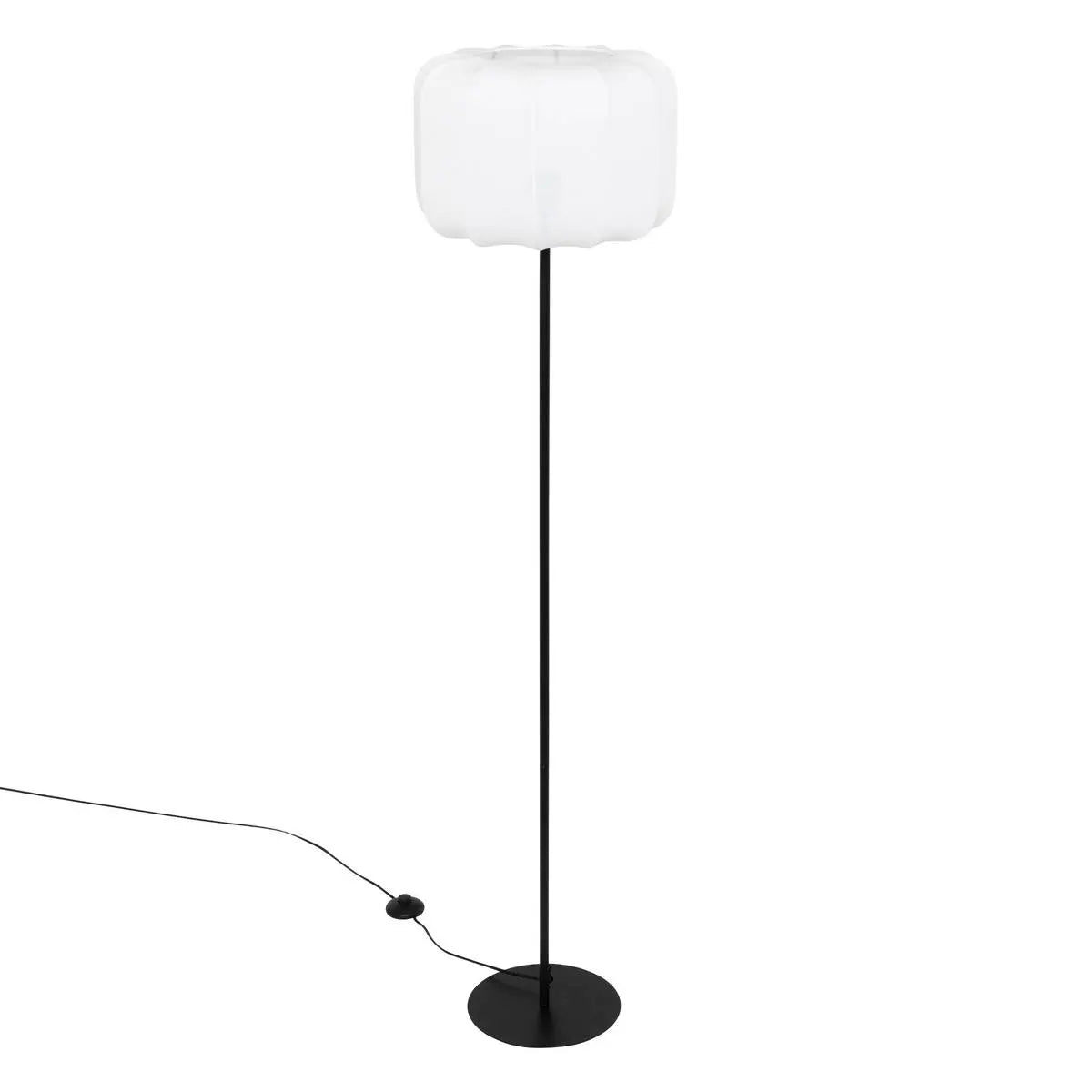 Лампион atmosphera Tobie, Метал и Памук, Черен, 150 cm
