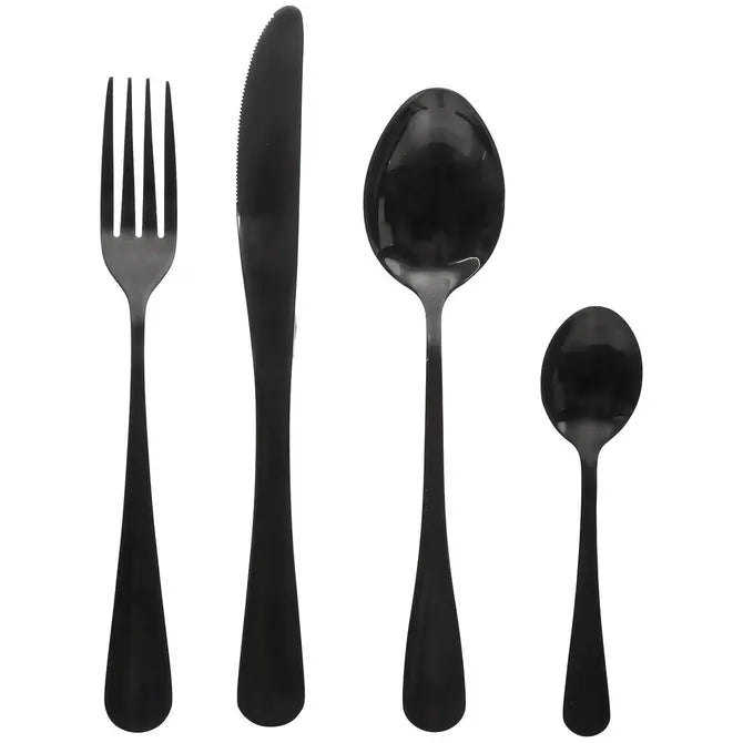 Комплект прибори Secret de Gourmet Shadow, Инокс, 16 части