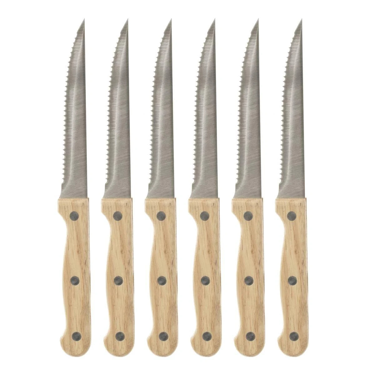 Steakkéskészlet Secret de Gourmet, Fa, 6 darab