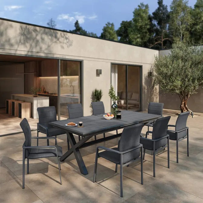 Разтегателна градинска маса Hesperide Axiome, Шисто