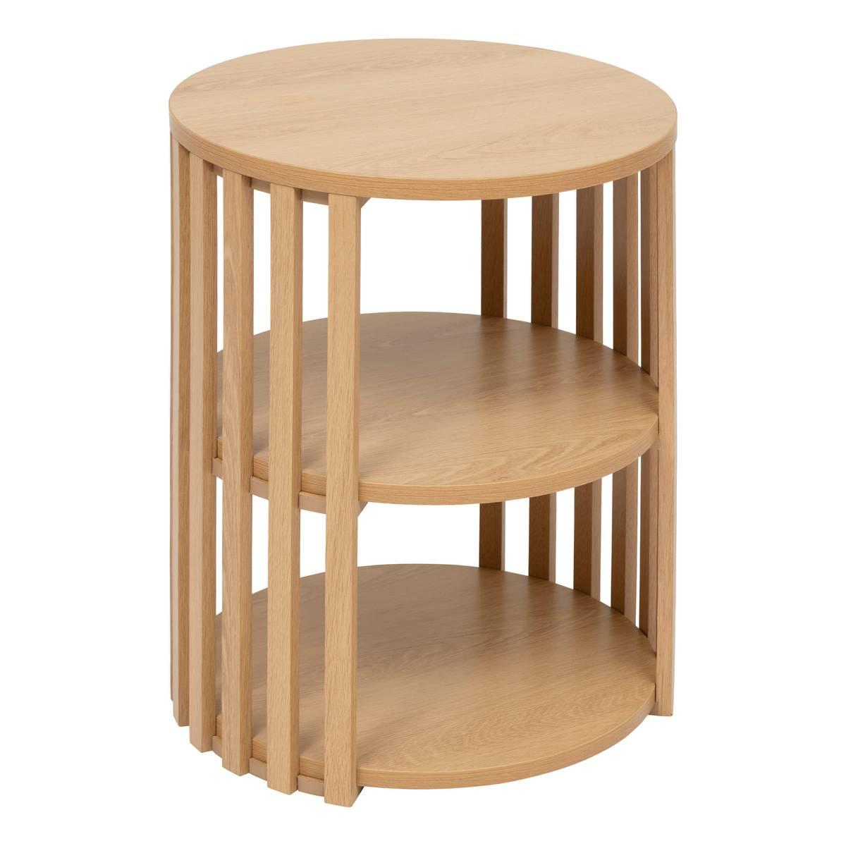 Нощно шкафче 5five с рафт, MDF, Бежово, 48 cm