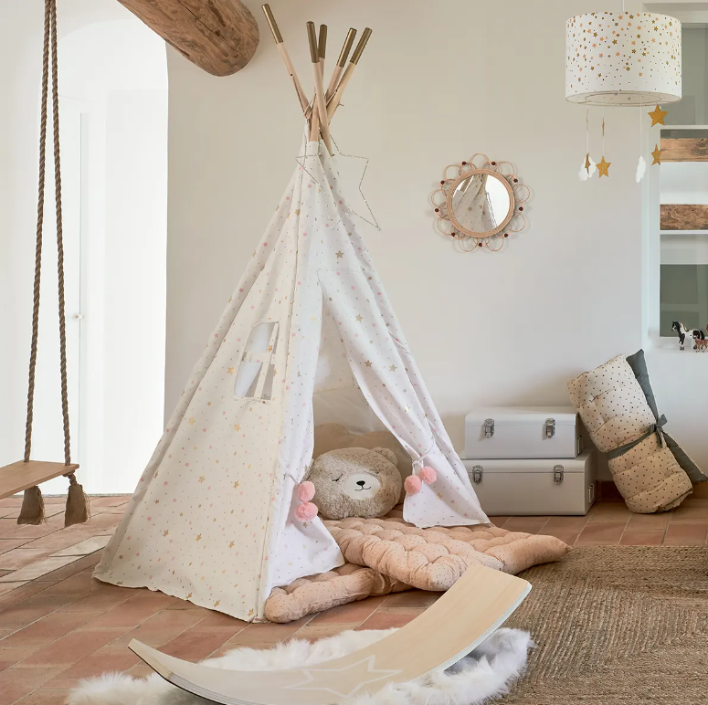 Детска палатка atmosphera Teepee, 130x130x160 cm