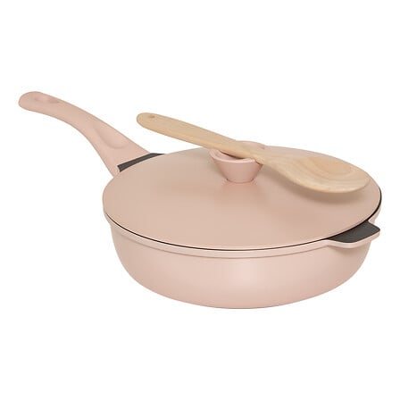 Тиган с кошница и прибори 5five Aluro, Розов, 28 cm