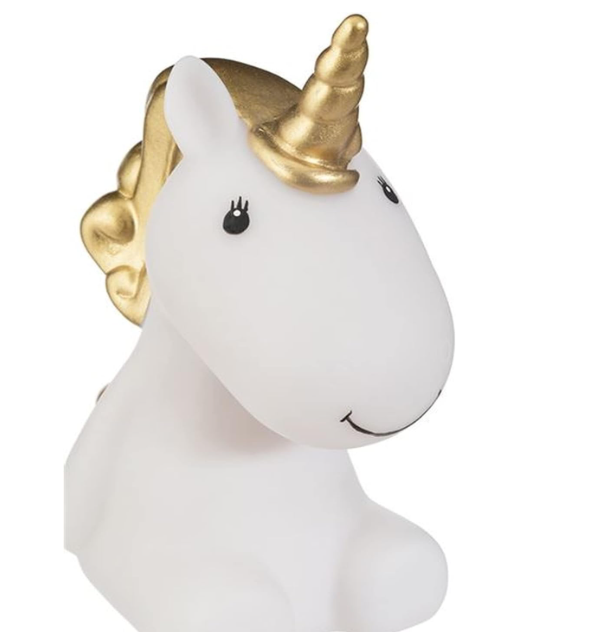 Детска нощна лампа atmosphera Unicorn, Включени батерии, 14 см