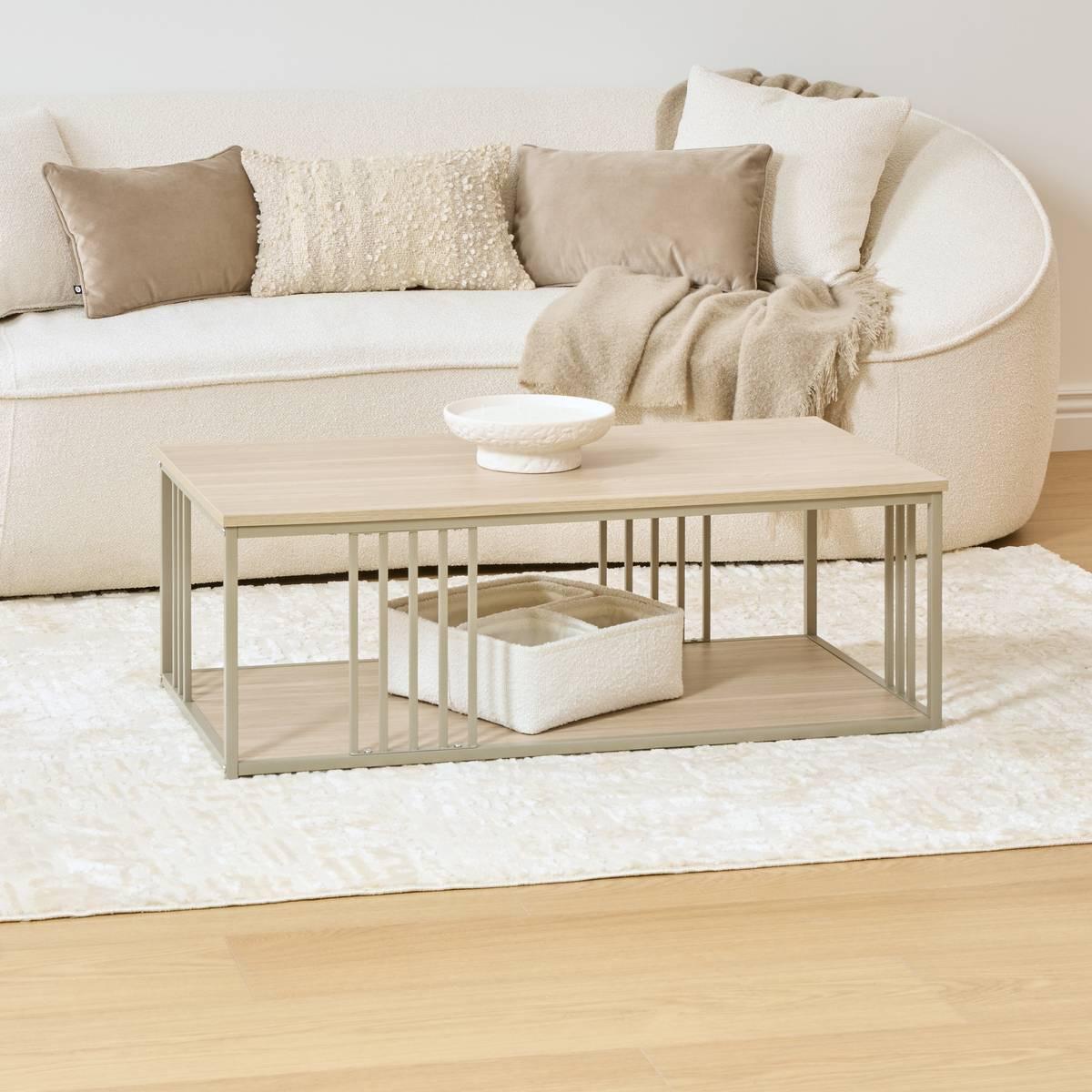 Кафе маса 5five Duna, MDF, 100 cm, Пясъчен