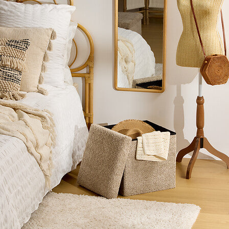 Сгъваем пуф със съхранение atmosphera Soana, 38 cm
