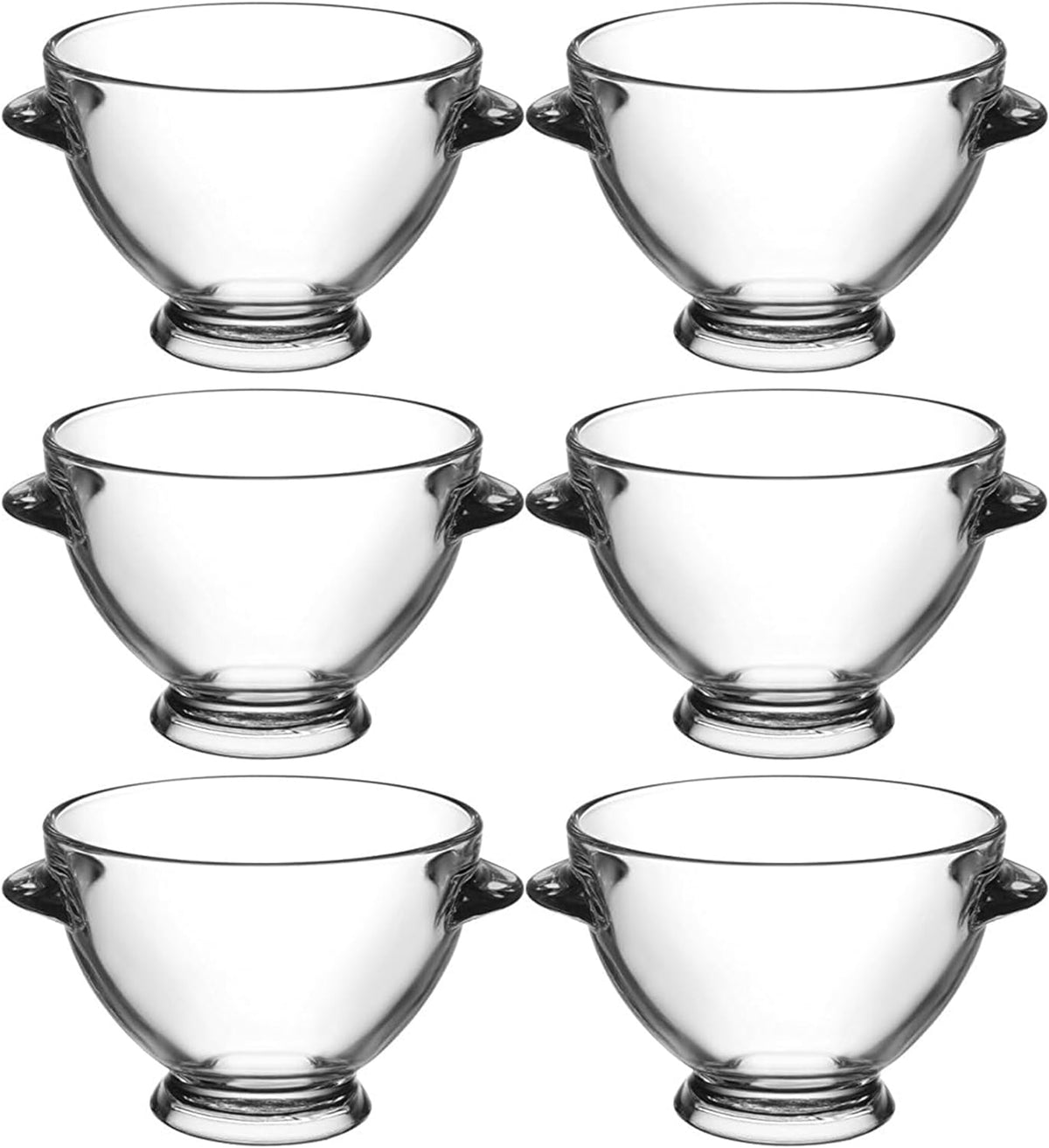 Üvegtálka szett LAV Moon, 395 ml, 6 db