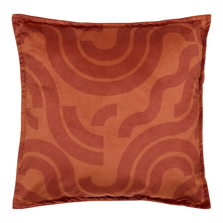 Декоративна възглавница atmosphera Lilou, Кадифе, 45x45 cm, Теракота