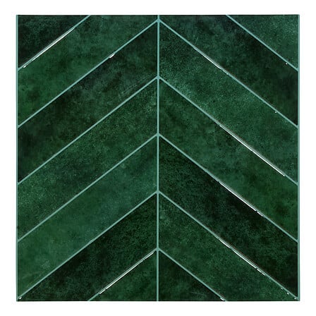 Стикери atmosphera Caro Chevrons, Тъмнозелен 30×30 cm, 2 бр