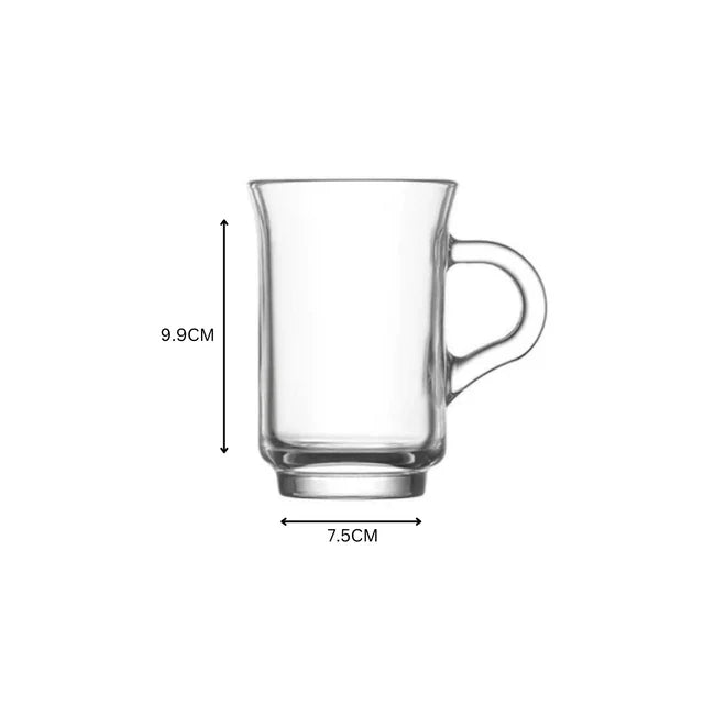 Hőálló pohárkészlet LAV Ada, 250 ml, 6 db