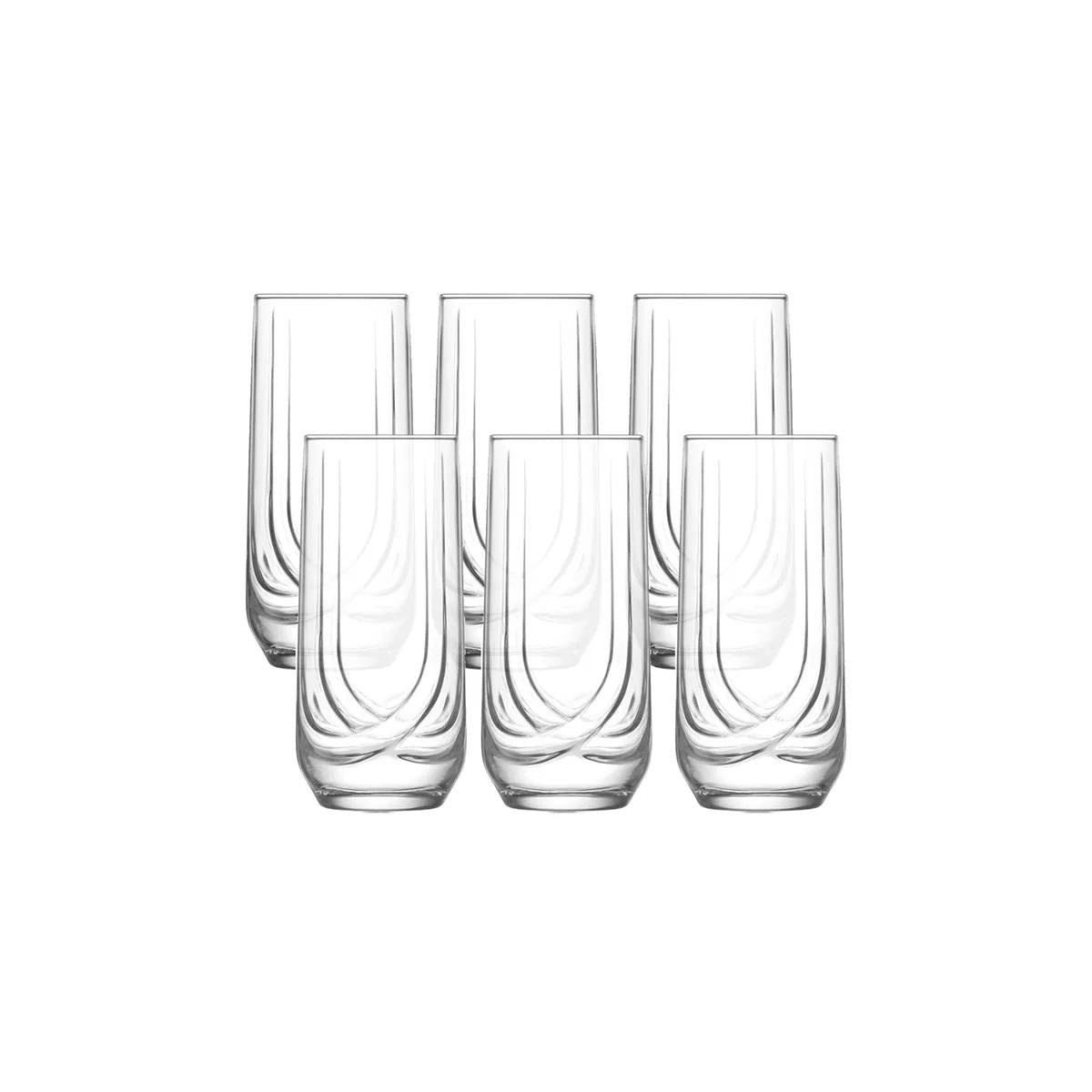 Vizes pohár szett LAV Elit, 330 ml, 6 db