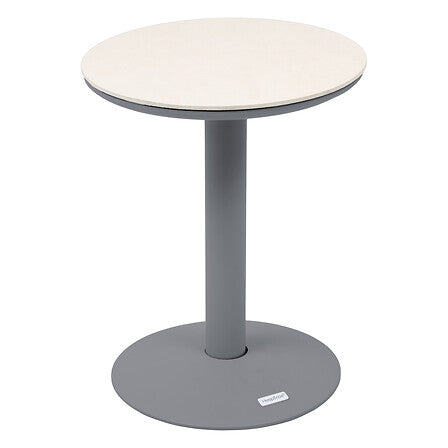 Bistro table 2 seats Soletia graphite