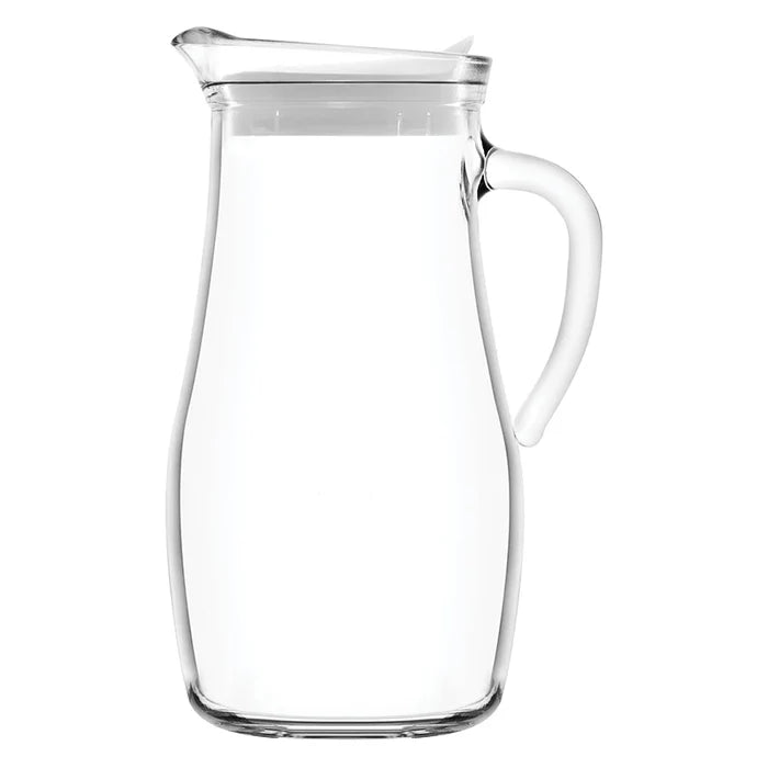 Üvegkancsó LAV Misket, 1800 ml, Fehér fedél