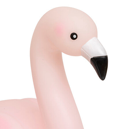 Детска нощна лампа с батерии atmosphera Flamingo, 13x15 cm
