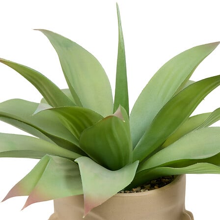 Изкуствено растение atmosphera Sien Agava, 48 cm, Керамика