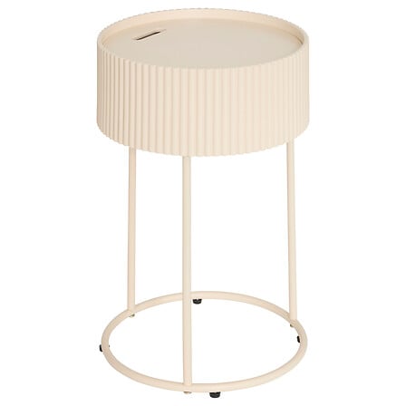 Холна маса със съхранение atmosphera Juna, Бежов, MDF, 33 cm
