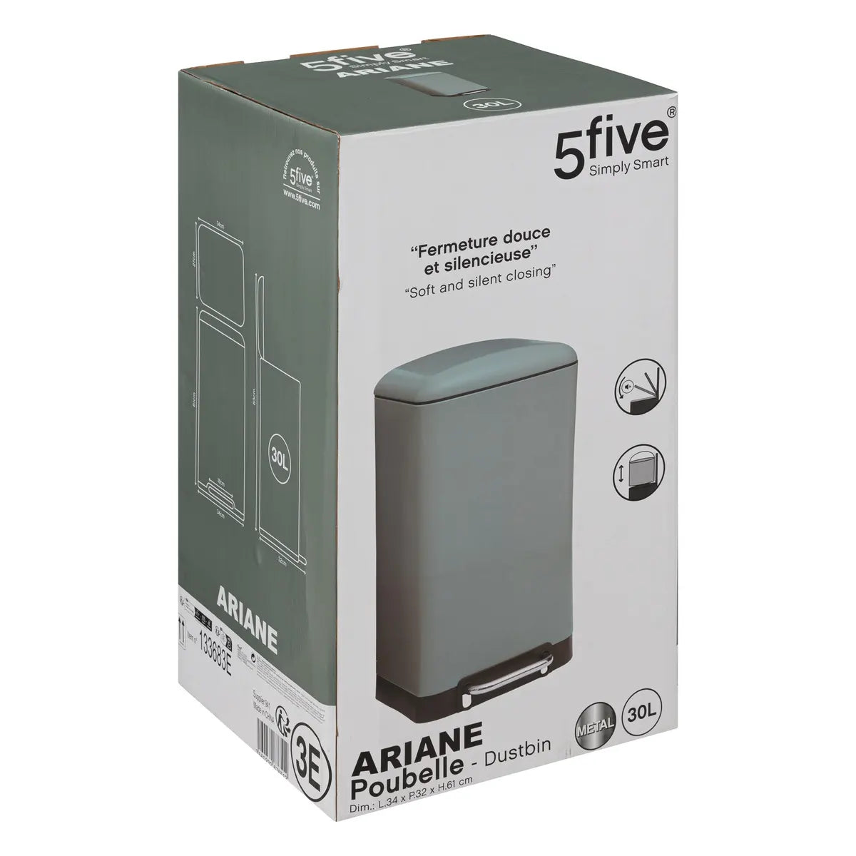 Кош 5five Ariane, Метал, 30 L