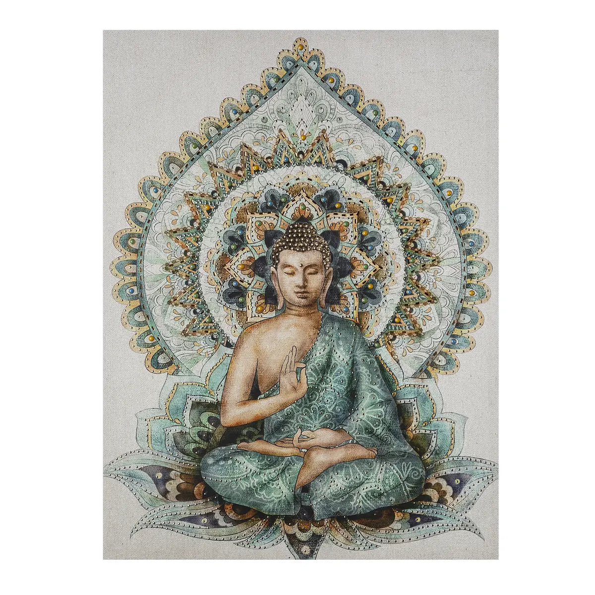 Картина atmosphera Buddha, Текстуриран принт на платно 58x78 см