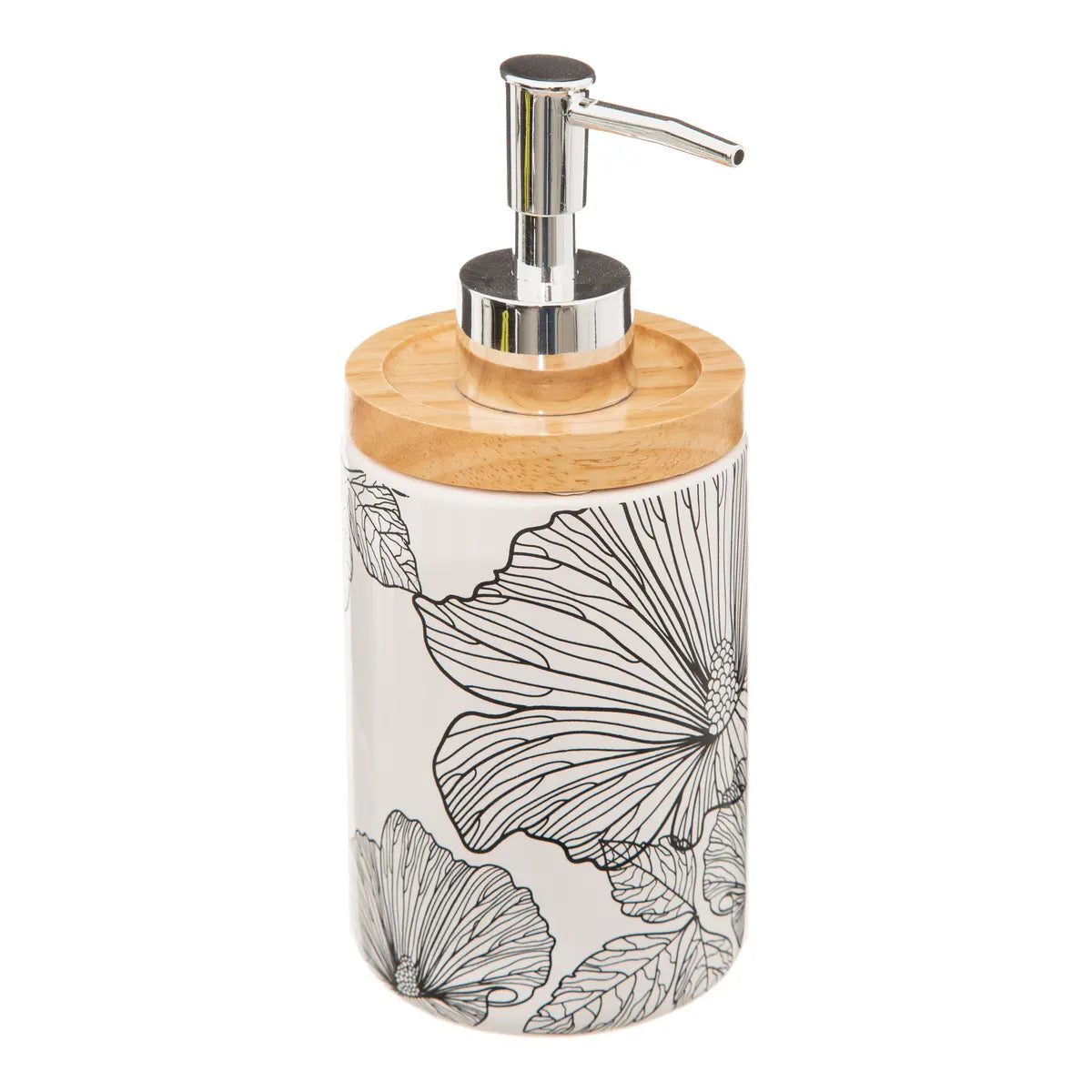 Дозатор за сапун 5five Bloom, Керамика, 398 ml