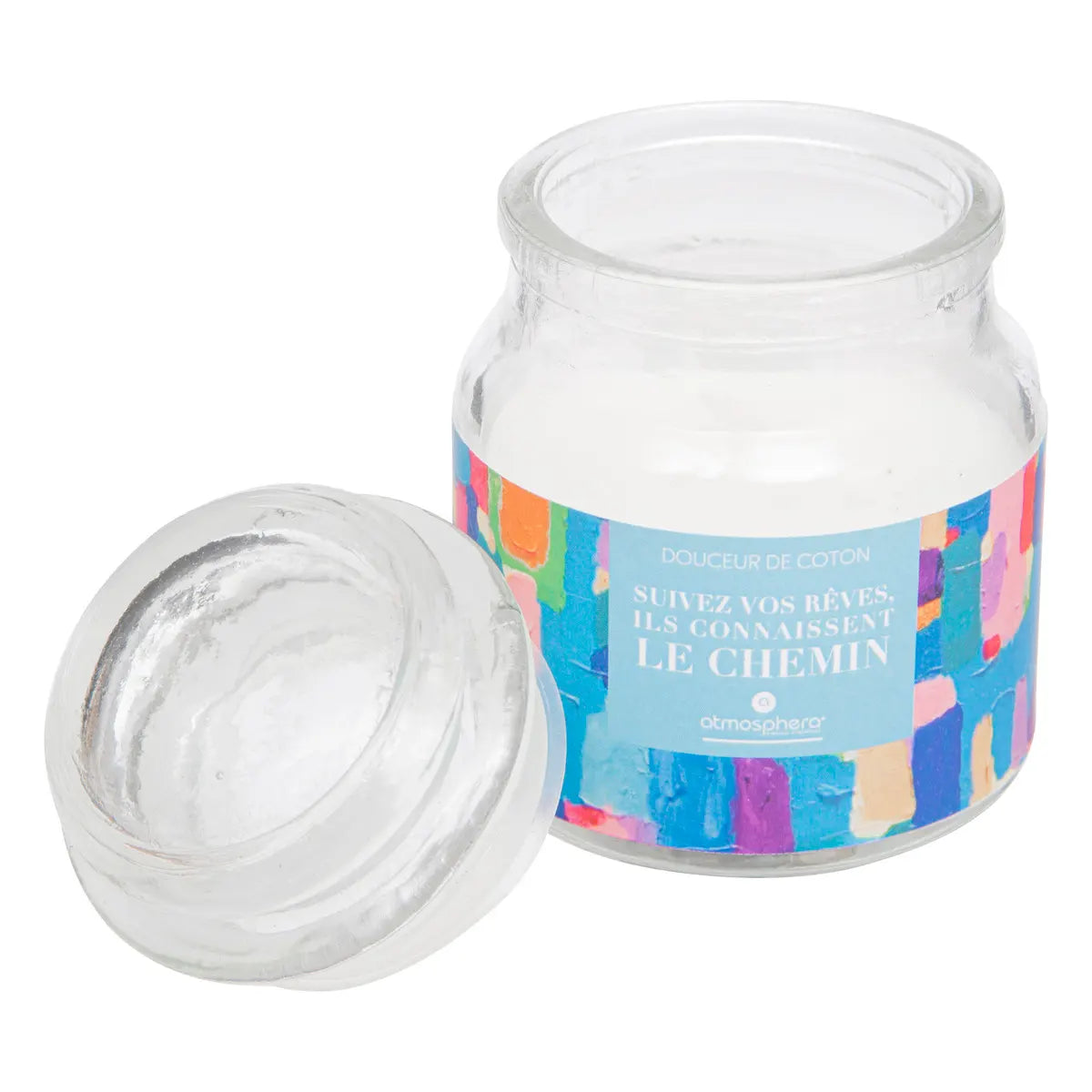 Ароматна свещ atmosphera Jomy, Стъкло, 65 g