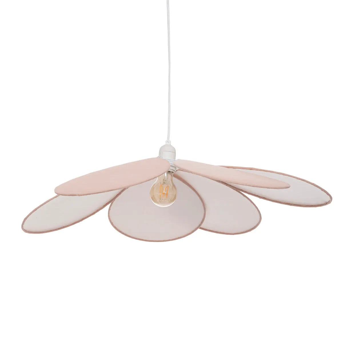 Детска висяща лампа atmosphera Flower, 64 cm, Розов