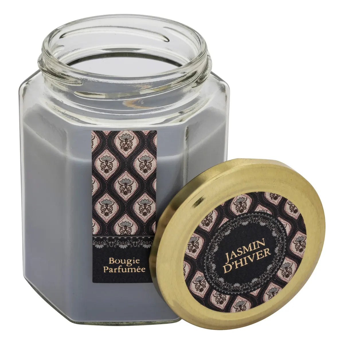 Ароматна свещ atmosphera Lit, Scented, Стъкло, 200 g