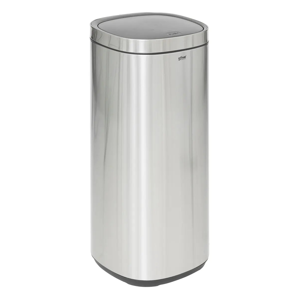 Кош 5five, Кръгъл, Инокс, Пуш бутон, 50 L