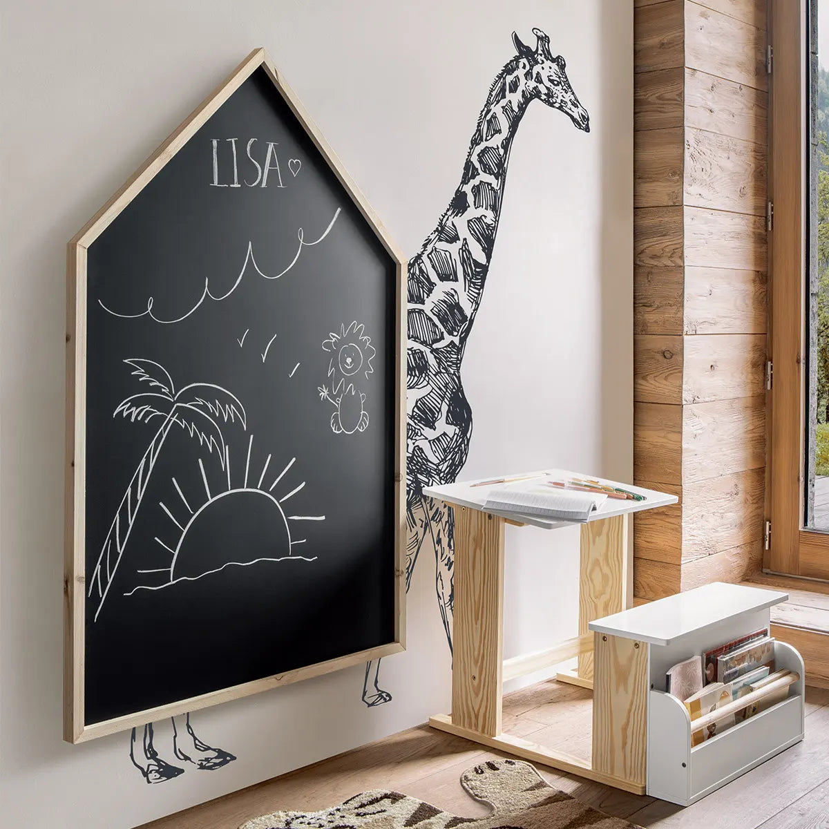 Детска дъска за рисуване atmosphera House, MDF, 75,5 x 117 см
