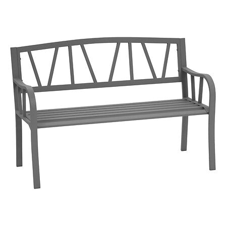 Alvernia bench 3 seats graphite