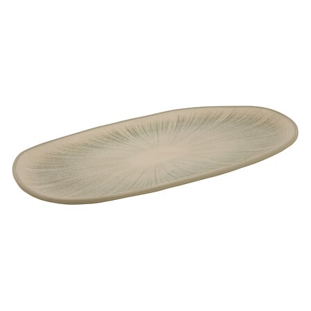 Овална чиния Secret De Gourmet Pia, Меламин, 31 x 15 cm, Зелена