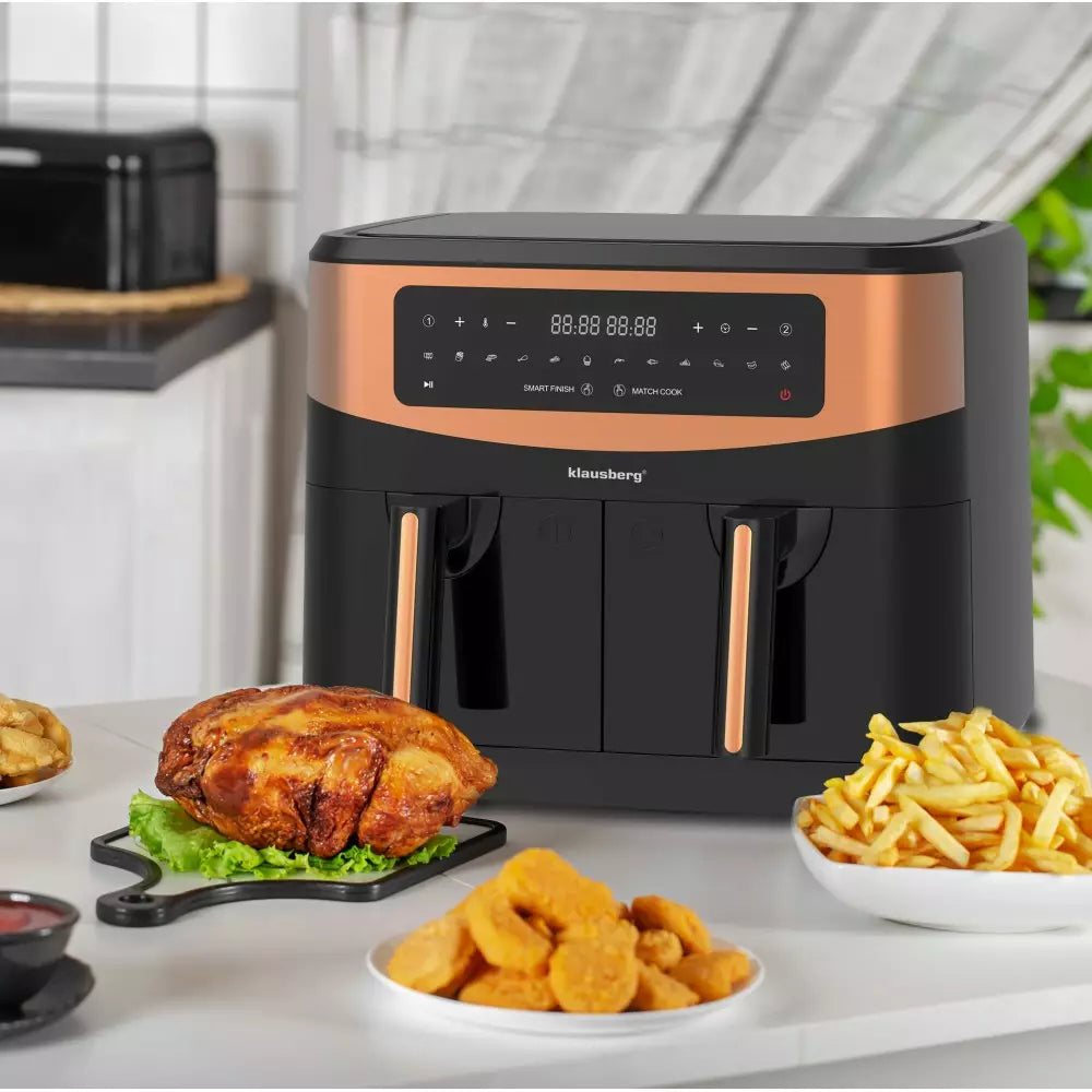Forrólevegős fritőz Klausberg 7589, 9L
