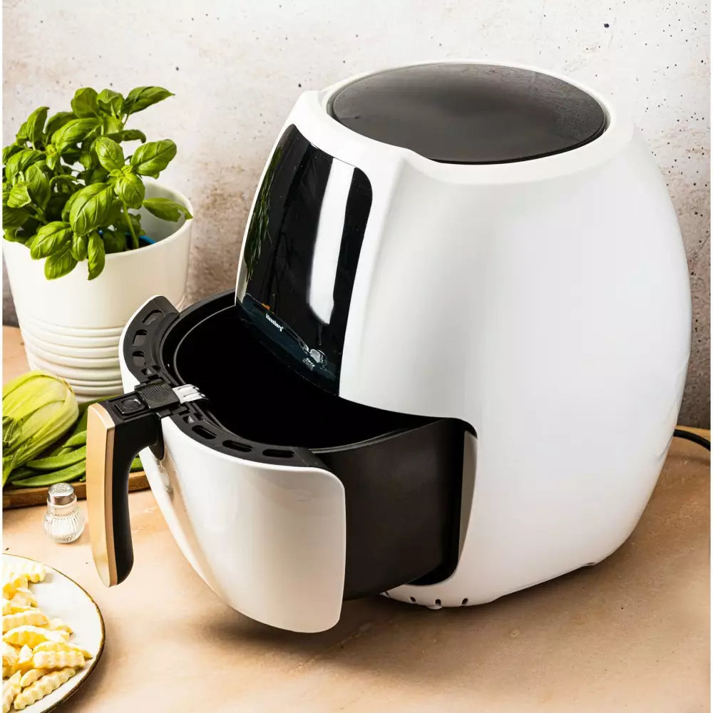 Forrólevegős fritőz Klausberg 7709, 7,7L, Fehér