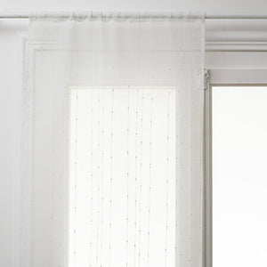 Set of 2 Anissa sheer curtains 60 x 90 cm white