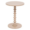 Помощна масичка atmosphera Alix, MDF, Лешник, ⌀38 cm