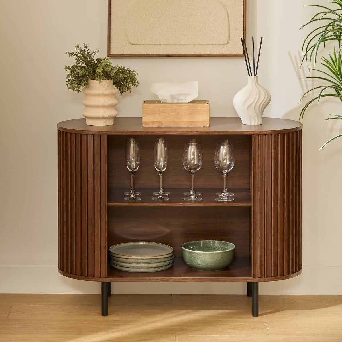 atmosphera Alcove dióhatású komód két tolóajtóval, 100 cm