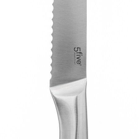Нож за хляб 5five Silver Precision, Неръждаема стомана, 34 cm