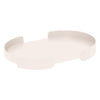 Oval tray Serva 35 x 50 cm aluminum clay