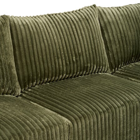 Компресиран ъглов диван atmosphera Solka, 254 cm,Кордурой
